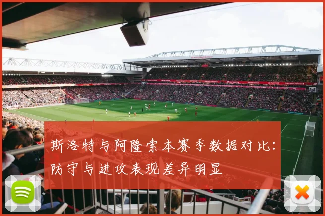 斯洛特与阿隆索本赛季数据对比：防守与进攻表现差异明显